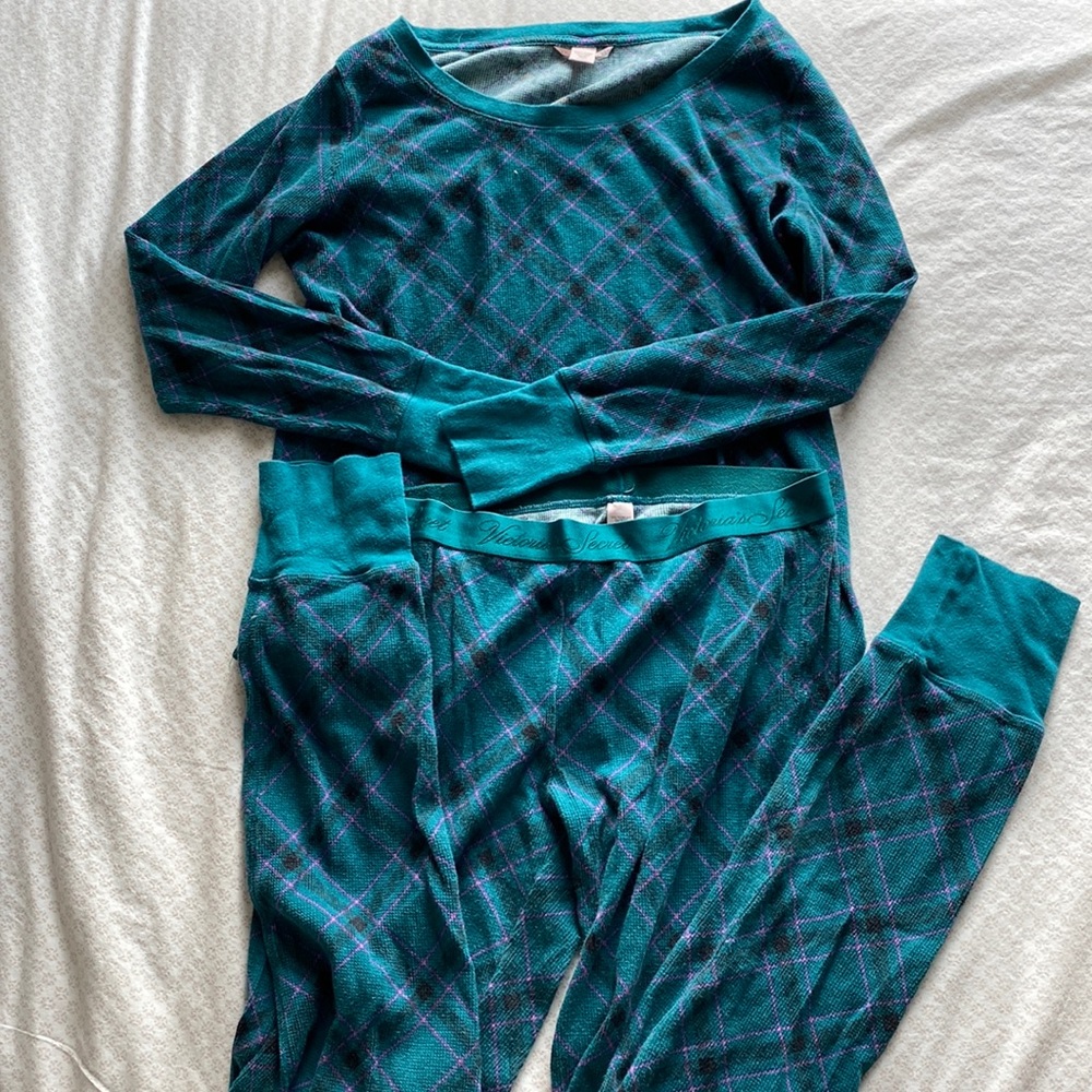 Victoria’s Secret waffle knit pj set